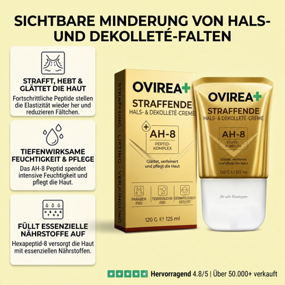 Hautstraffende Halscreme