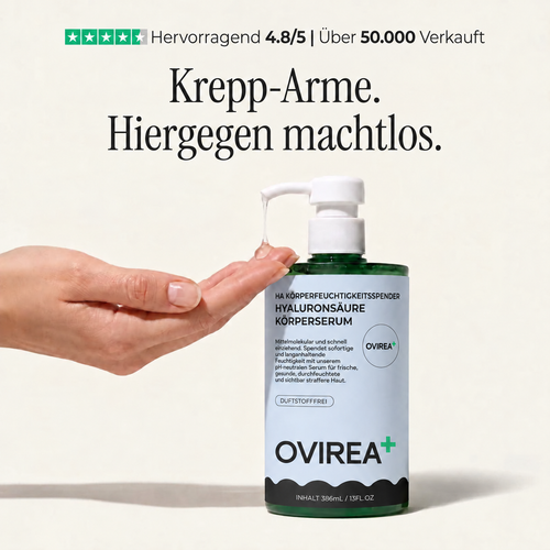 Hyaluron-Feuchtigkeitsserum für den Körper – Formel für glatter wirkende Arme
