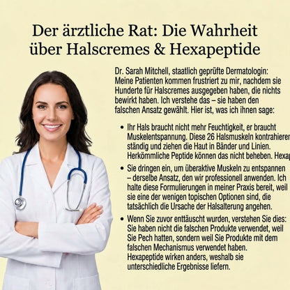 Hautstraffende Halscreme
