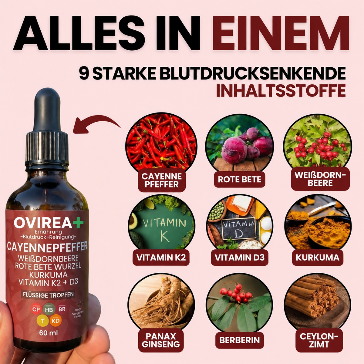 Cayenne-Mischung für Kreislauf und Blutdruck