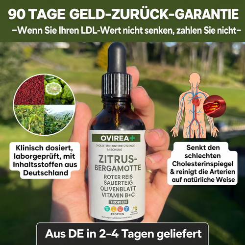 Oviera Natürliche Cholesterin-Reinigung mit rotem Hefereis