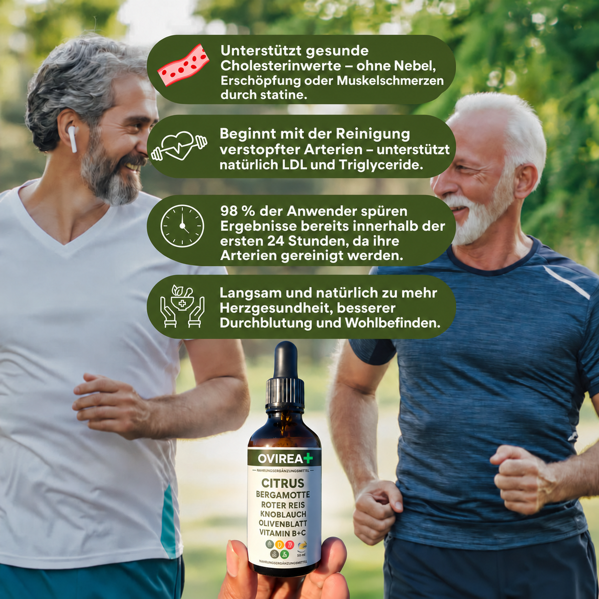Oviera Natürliche Cholesterin-Reinigung mit rotem Hefereis