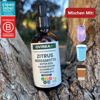 Oviera Natürliche Cholesterin-Reinigung mit rotem Hefereis