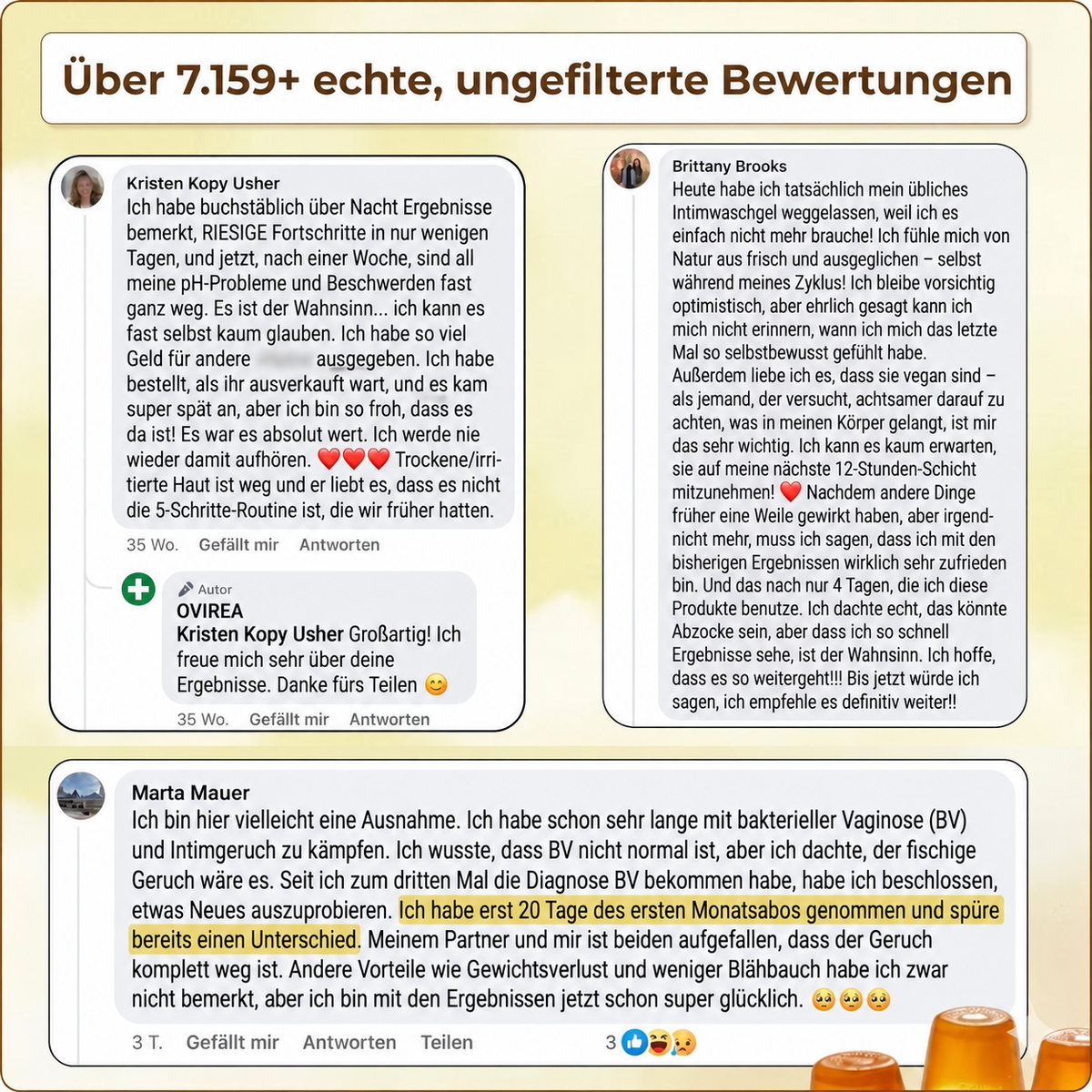 Fruchtgummis für die Vaginalflora